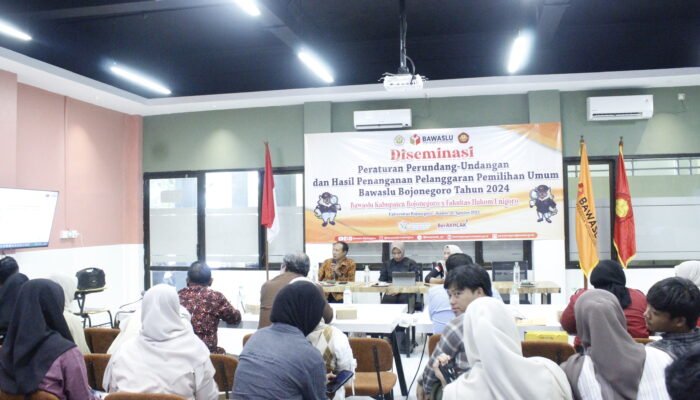 Bawaslu Bojonegoro Gelar Diseminasi Penanganan Pelanggaran Pemilu 2024 di Unigoro