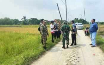 TMMD 129 Masuk Kesongo, Dandim Bojonegoro Tinjau Langsung Lokasi Pembangunan