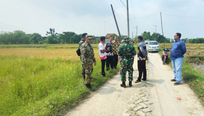 TMMD 129 Masuk Kesongo, Dandim Bojonegoro Tinjau Langsung Lokasi Pembangunan