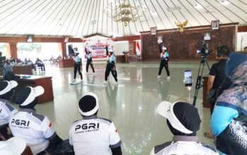 Guru Perempuan Bojonegoro Tampil Total di Final Lomba Senam PGRI 2026