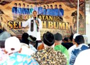 Gunungan Hasil Bumi Mewarnai Tradisi Sedekah Bumi di Desa Sidodadi, Kecamatan Sukosewu