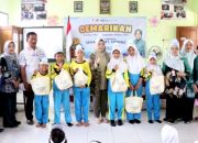 Ketua Forikan Bojonegoro Cantika Wahono Turut Mengajak Para Siswa Membiasakan Diri Makan Ikan
