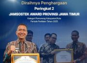 Beri Jaminan Sosial Ketenagakerjaan Bagi Warganya, Bojonegoro Raih Peringkat Ke-2 Jamsostek Award Jatim 2026